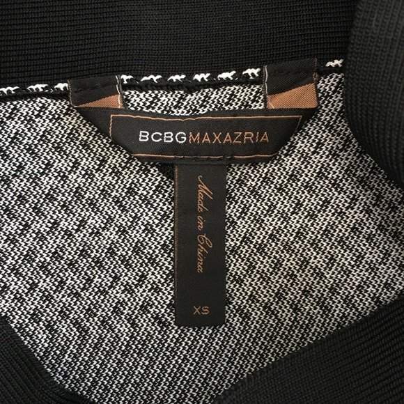 BCBGMAXAZRIA Women's Size XS Combo Jacquard Power Bandage Skirt - Picture 4 of 6